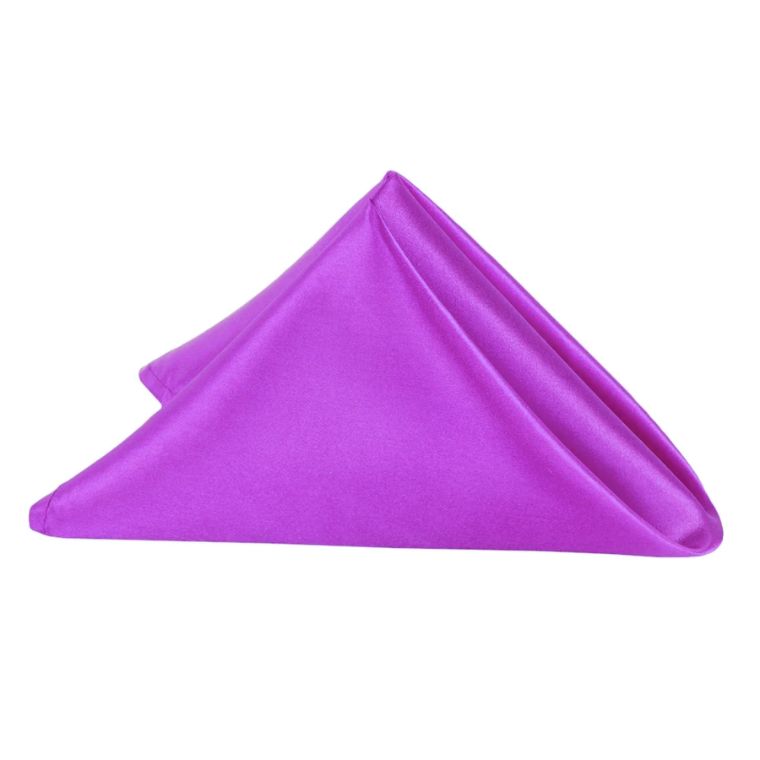 Satin Purple Napkin (Pack of 20)