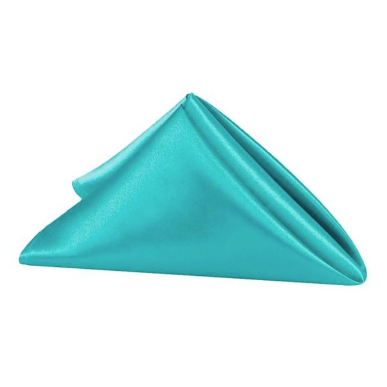 Satin Aqua Napkin (Pack of 20)