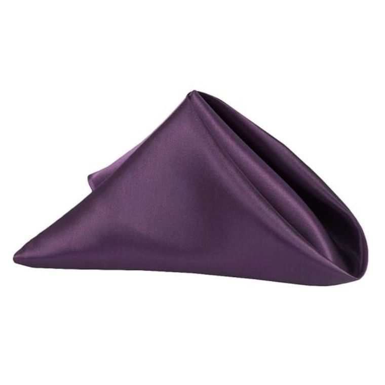 Satin Plum Napkin (Pack of 20)