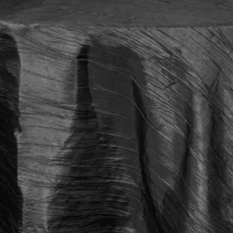 Crinkle Black Tablecloth
