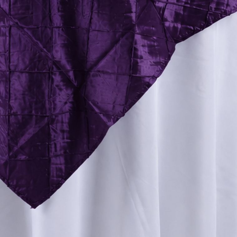 Pintuck Eggplant Overlay