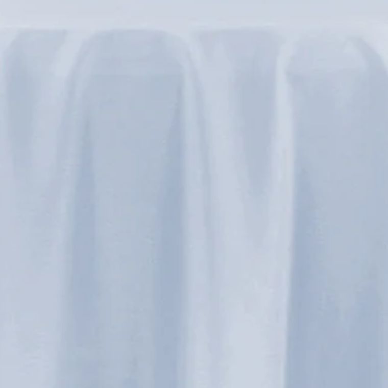 Polyester Light Blue Tablecloth