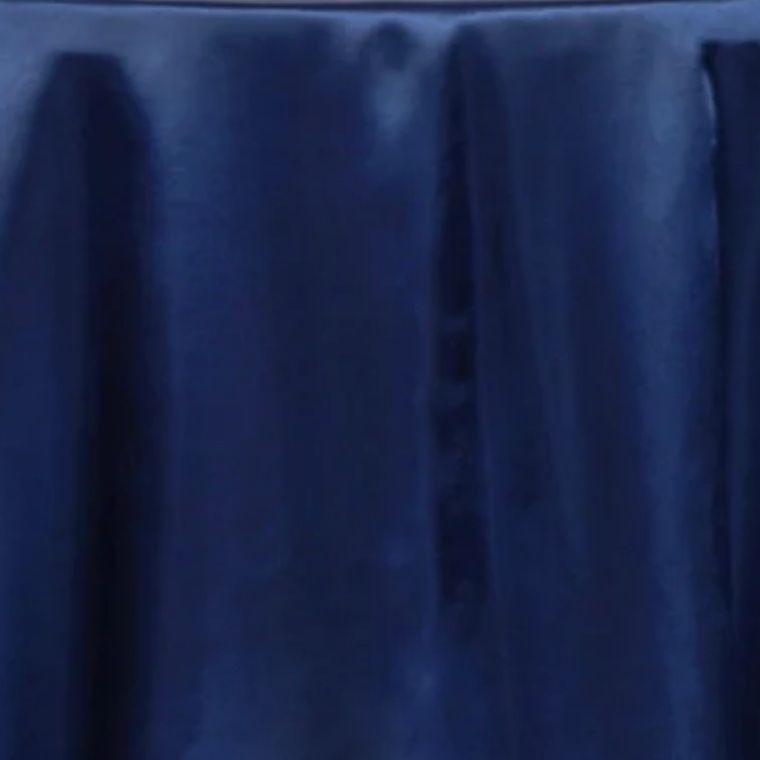 Satin Navy Tablecloth