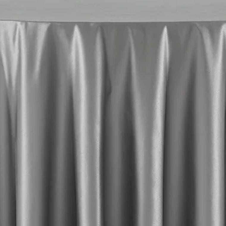 Satin Charcoal Tablecloth