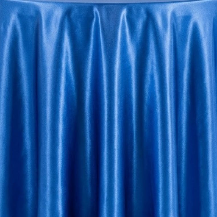 Satin Cobalt Tablecloth