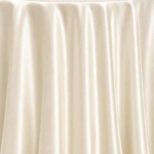 Satin Ivory Tablecloth
