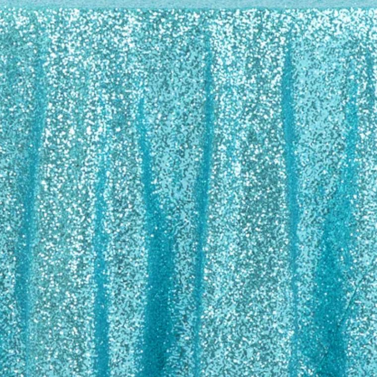Sequins Blue Tablecloth