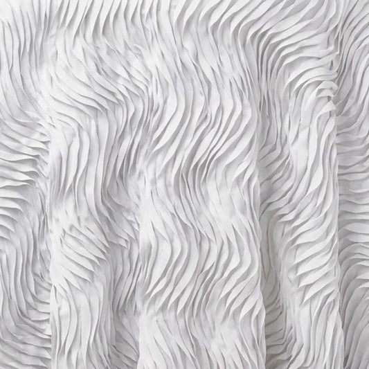 Curly Willow White Tablecloth