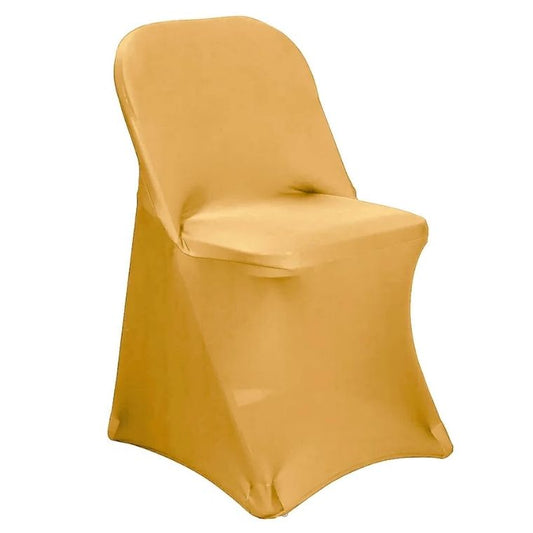 Gold Spandex Chair Cover