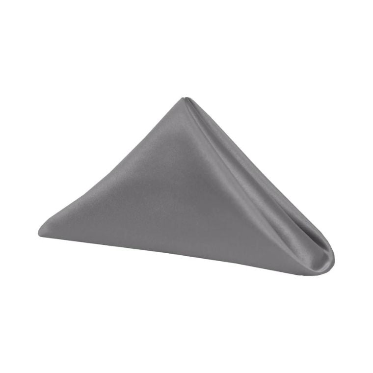 Matte Satin Pewter Napkin (Pack of 20)