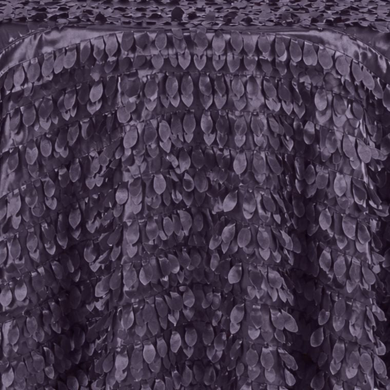 Petal Leaf Eggplant Tablecloth