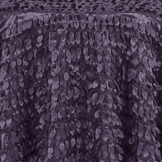 Petal Leaf Eggplant Tablecloth