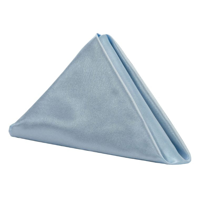 Satin Blue Toned Silver Napkin (Pack of 20)