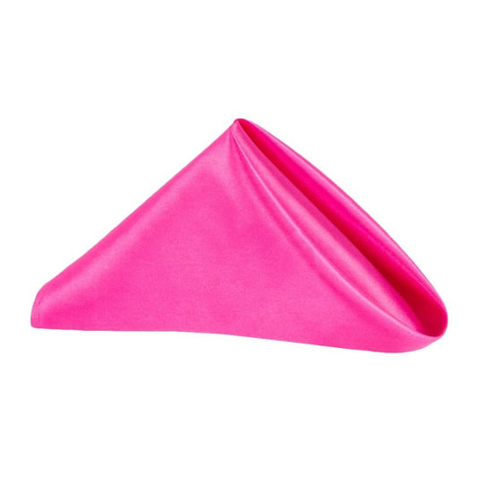 Satin Hot Pink Napkin (Pack of 20)