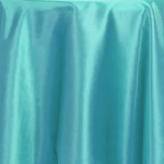 Satin Aqua Tablecloth