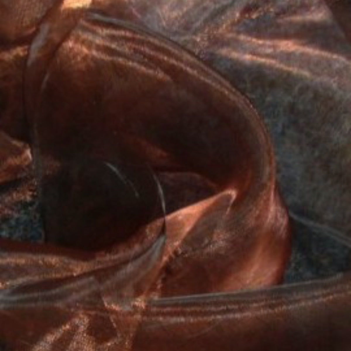 Organza Chocolate Sash - chocolate brown sheer organza chair sash