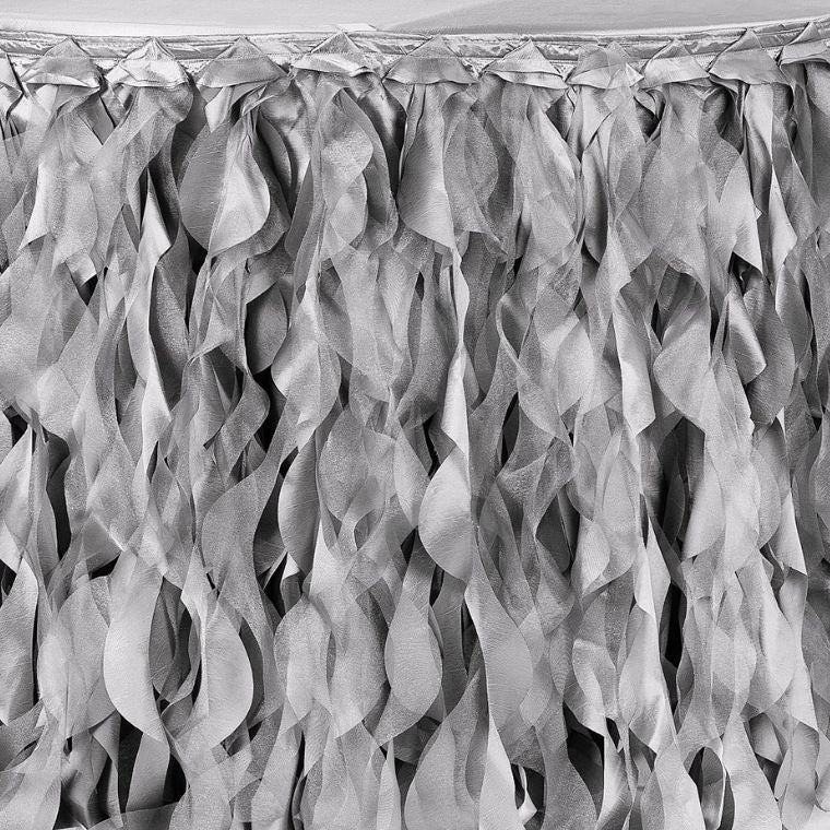 Curly Willow Grey Tablecloth