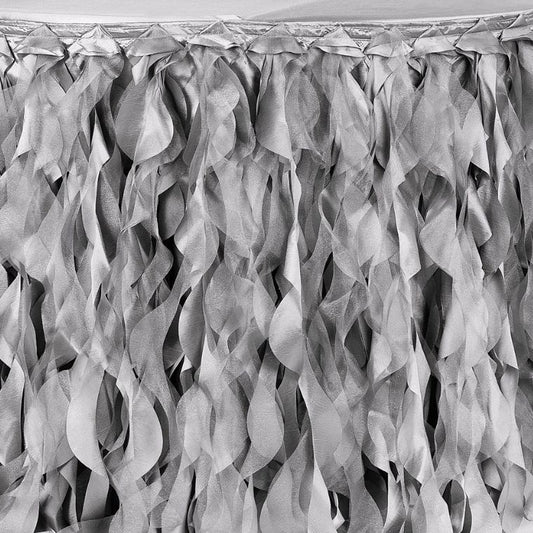 Curly Willow Grey Tablecloth