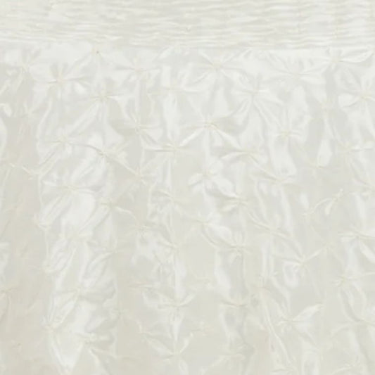 Pinchwheel Ivory Tablecloth