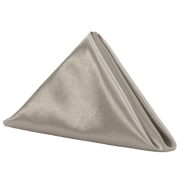 Matte Satin Pewter Napkin (Pack of 20)