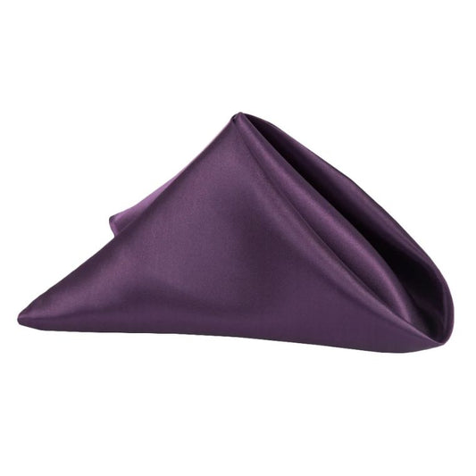 Matte Satin Plum Napkin (Pack of 20)