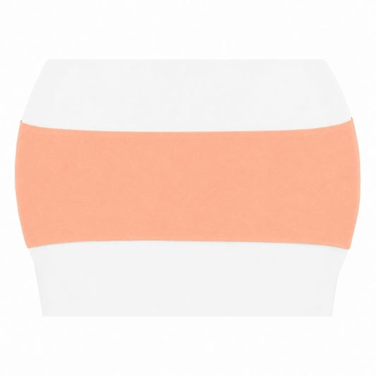 Spandex Peach Chair Band (Pack of 20)