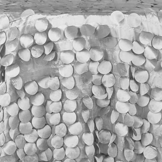 Petal Leaf Grey Tablecloth