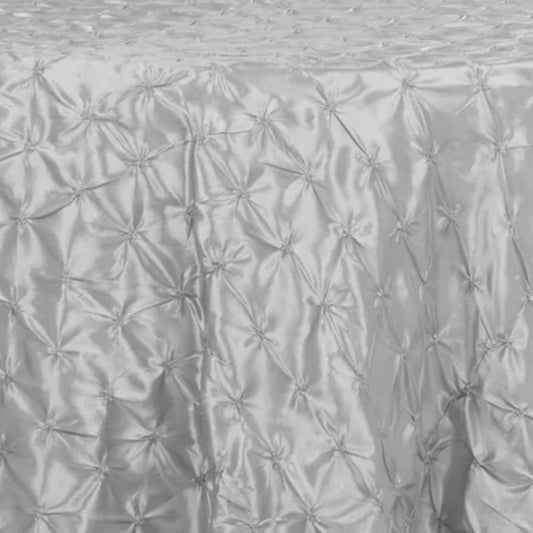 Pinchwheel Grey Tablecloth