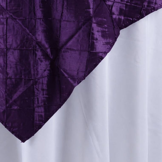Pintuck Eggplant Overlay