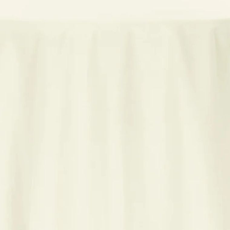Polyester Ivory Tablecloth - ivory cream polyester linen event tablecloth