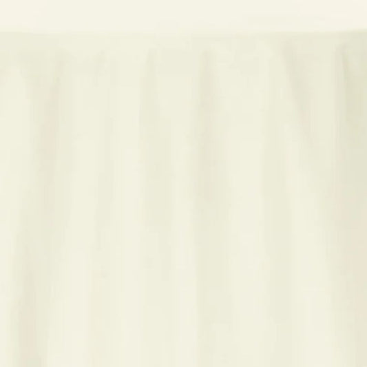 Polyester Ivory Tablecloth - ivory cream polyester linen event tablecloth