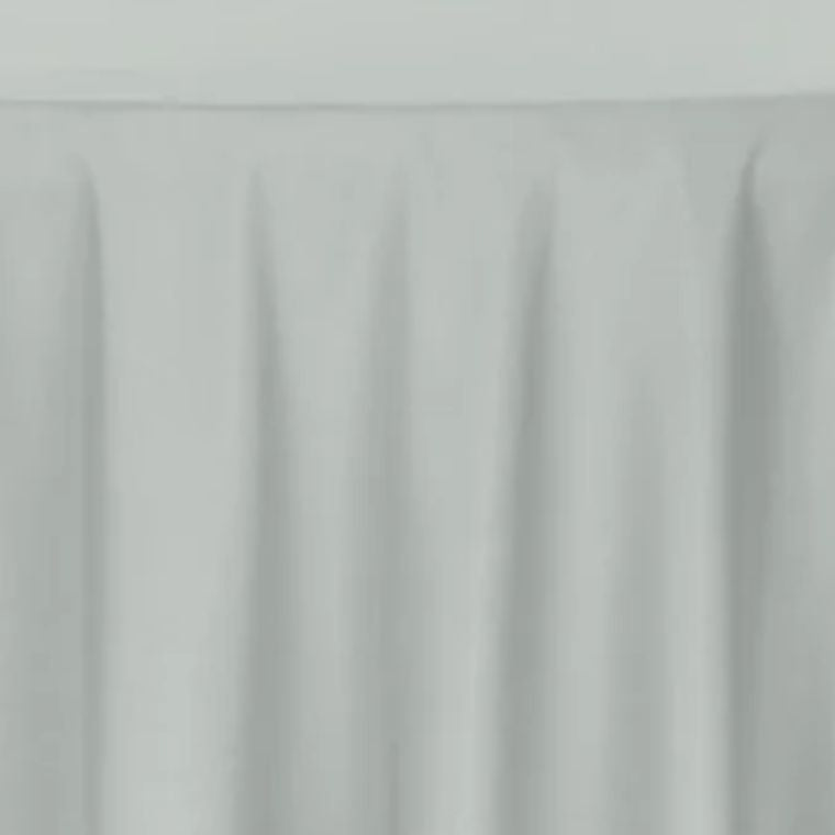 Polyester Light Grey Tablecloth