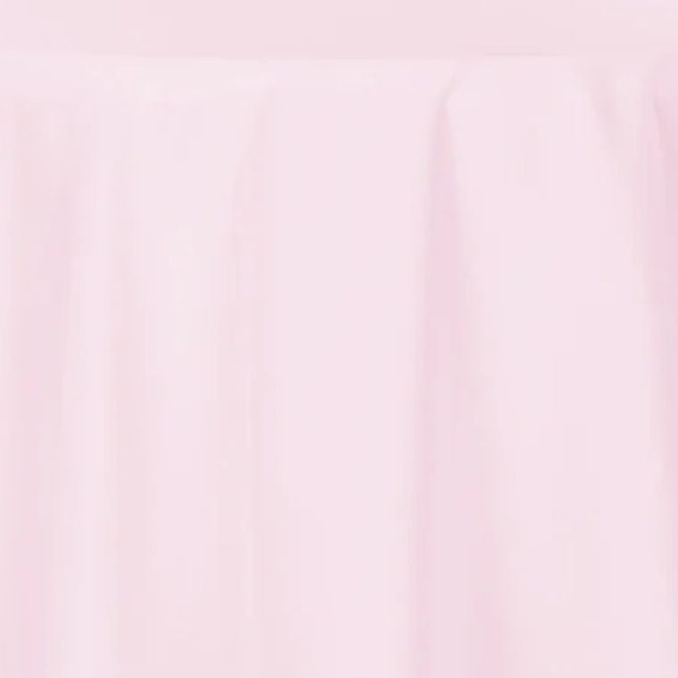 Polyester Light Pink Tablecloth