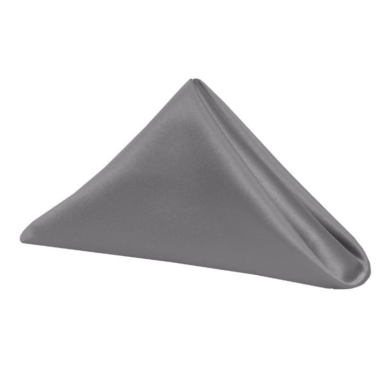 Satin Charcoal Napkin (Pack of 20)