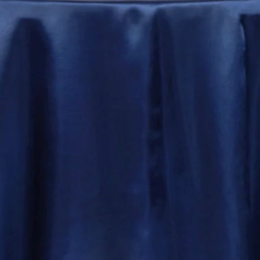 Satin Navy Tablecloth