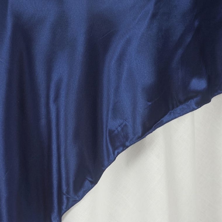 Satin Navy Overlay