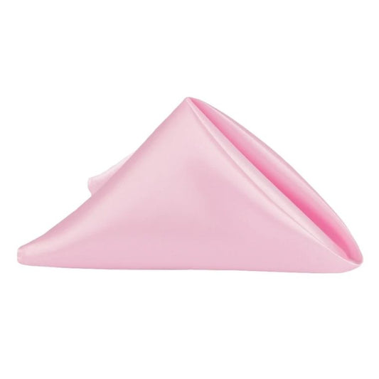 Satin Pink Napkin (Pack of 20)