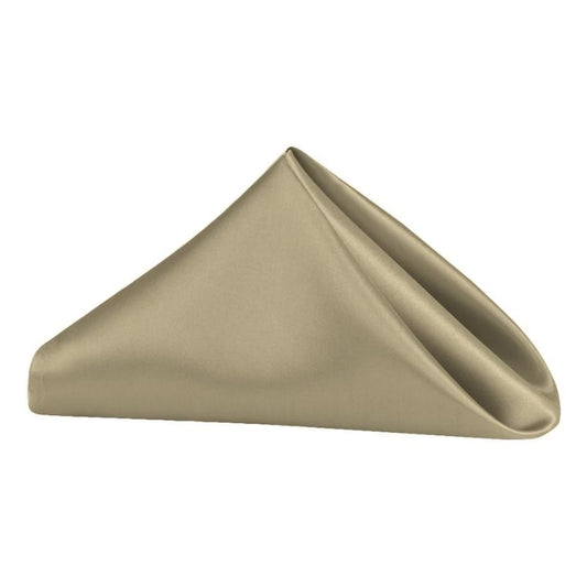 Satin Taupe Napkin (Pack of 20)