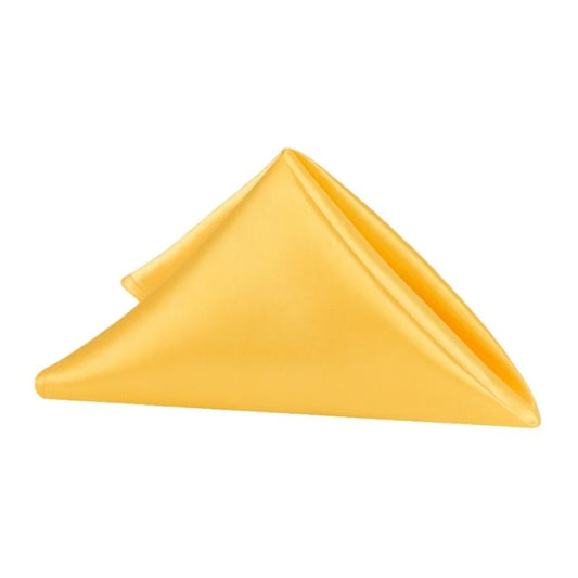 Satin Yellow Napkin (Pack of 20)