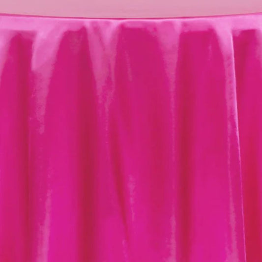 Satin Hot Pink Tablecloth