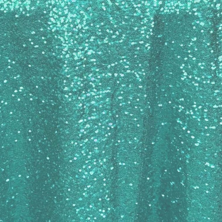 Sequins Aqua Tablecloth