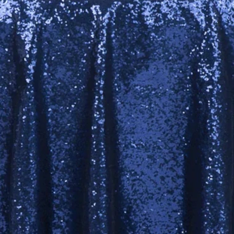 Sequins Navy Tablecloth